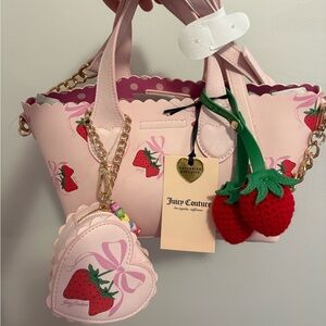 Juicy Couture Sweet Strawberry Mini Tote